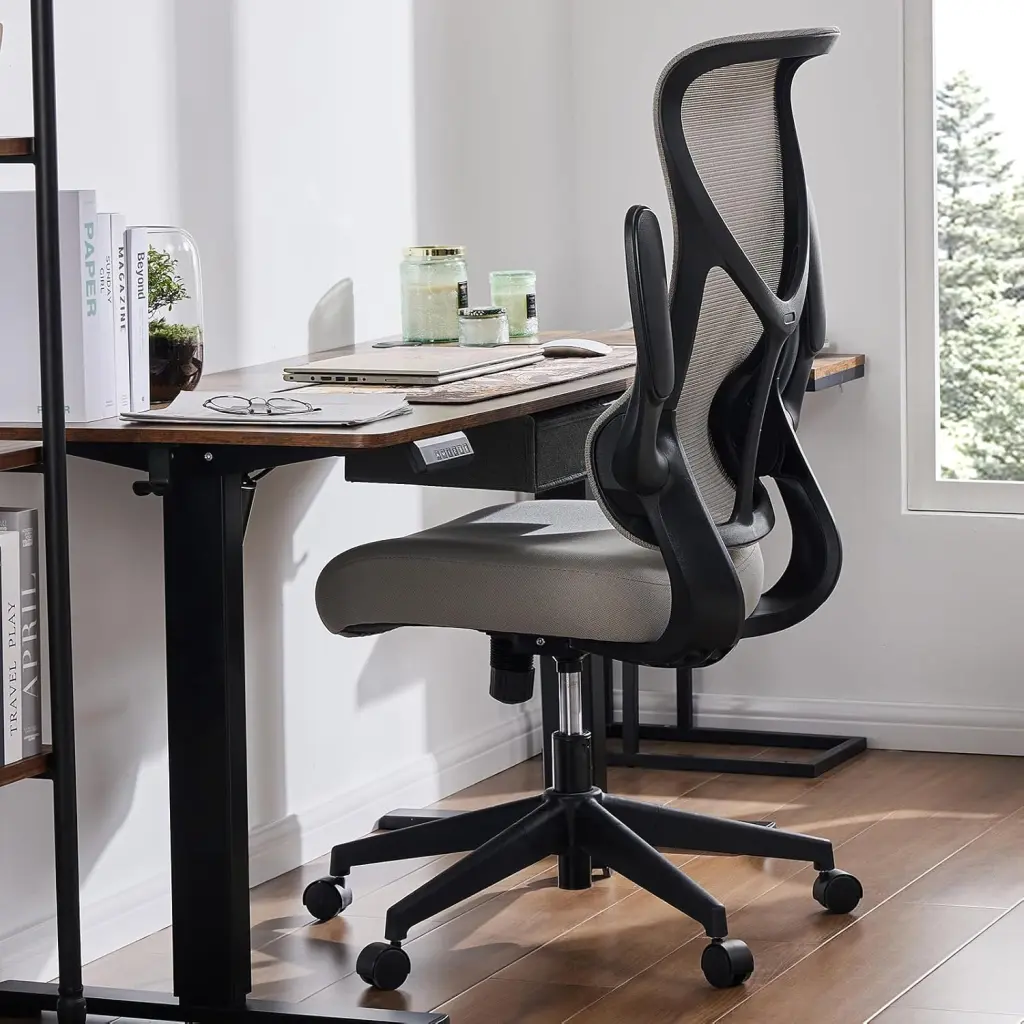 Ergonomic Computer Mesh Chair Flip Up Armrests Lumbar Support Office Chair w1134dhs