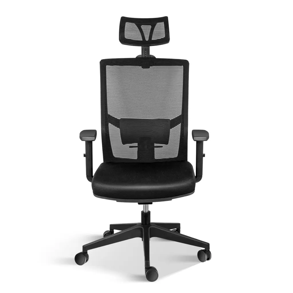 Yssoa Office Comfort-fit Mesh Computer Chair Wheels Arms Lumbar Support w1134dhs