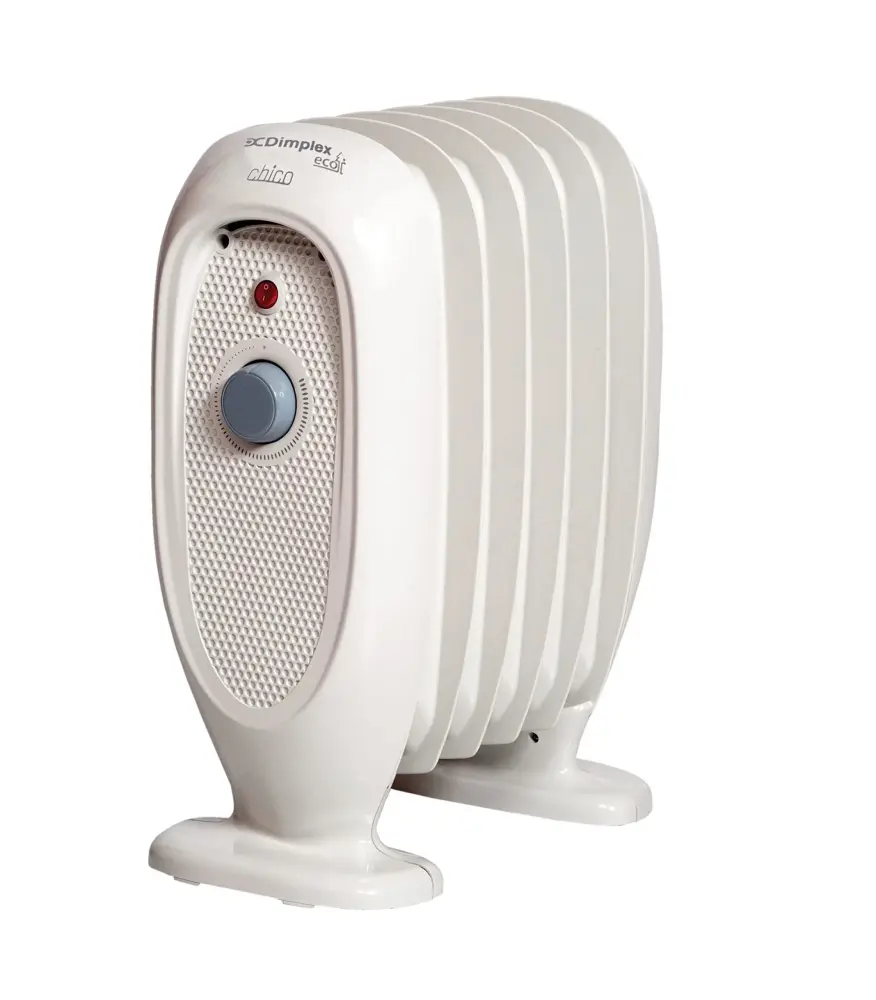 Dimplex OFRB7N Eco Chico Mini Radiator, Oil Free Column Heater, Freestanding 700w Electric Heating Unit, Quiet Plug Lightw...