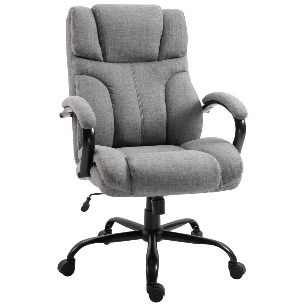 500Lbs Big And Tall Office Chair Wide Seat Comfort Fit Executive Chair aosom business