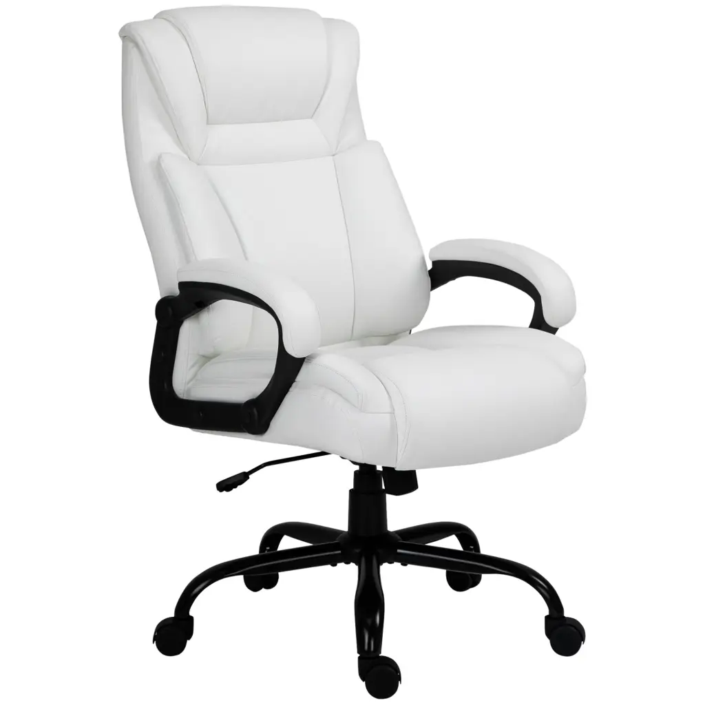 Big and Tall 400Lbs Executive Office Chair Wide Seat aosom business