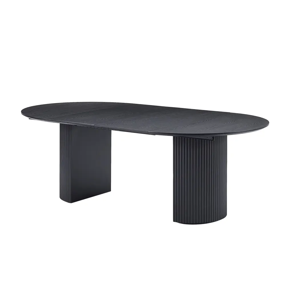Expandable Dining Table Solid Top Extending Table Modern Kitchen Table justone interior