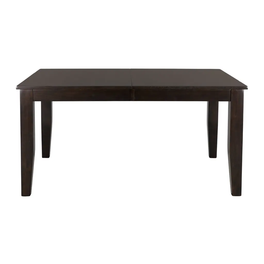 Warm Merlot Finish Casual Dining Table Self-Storing Extension kanepe