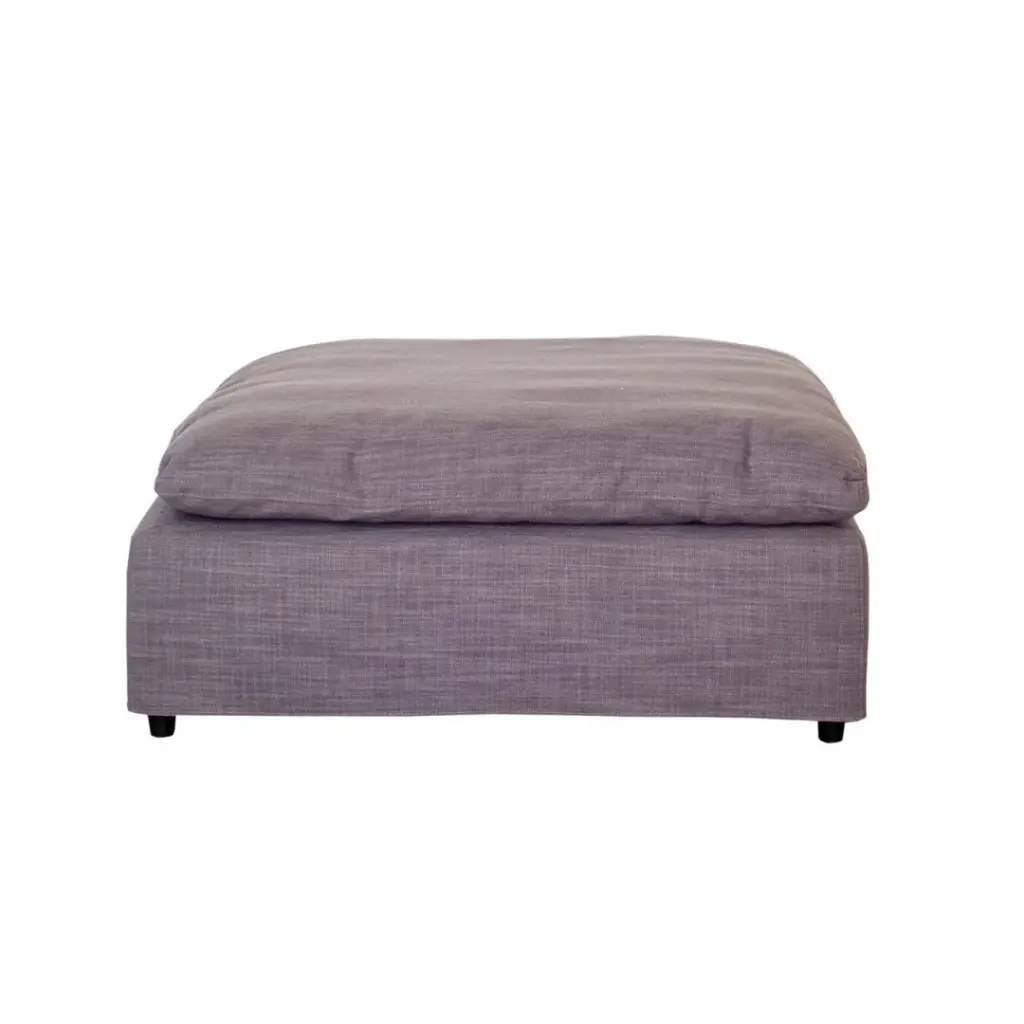 Modern Living Room Ottoman Luxury Fabric Upholstered 1 Piece Ottoman Storage kanepe