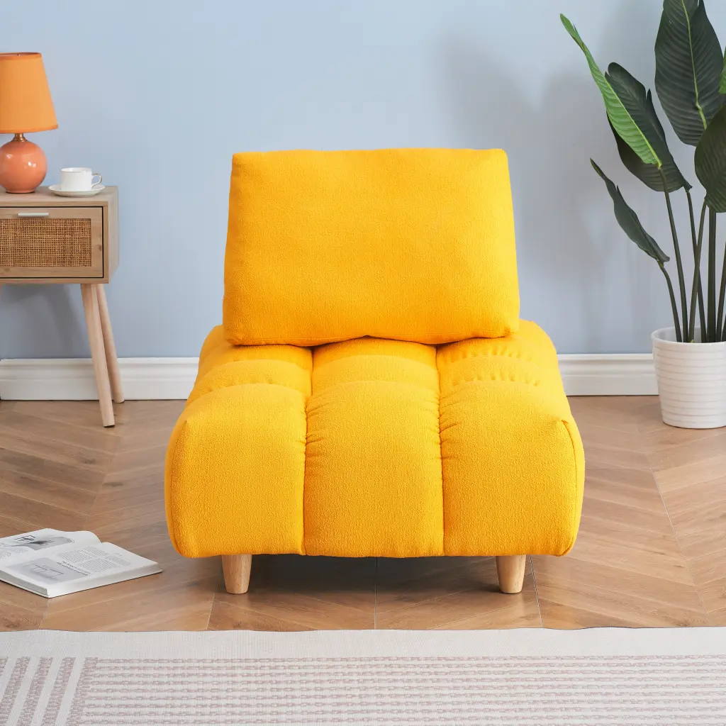 30 Inches Long Teddy Sofa Fabric Spacious and Cozy Seat fan chen furniture