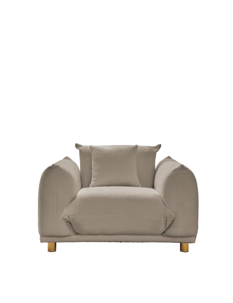 Luxurious Teddy Material Sofa Plush Comfort Cozy Living Space mi shangou
