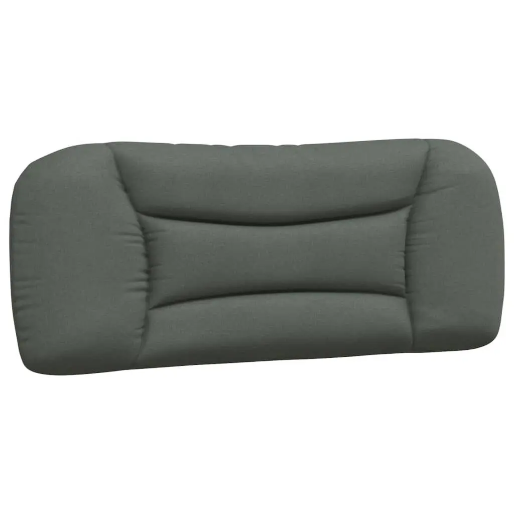 Dark Gray Fabric Headboard Cushion 39.4 Inch - Soft Upholstered Bed Headboard