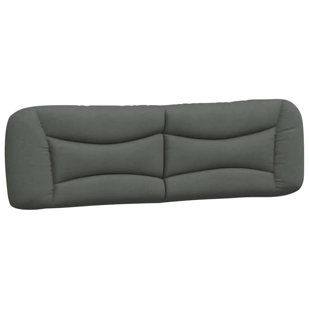 Dark Gray Fabric Headboard Cushion 72 Inch - Oversized Upholstered Headboard