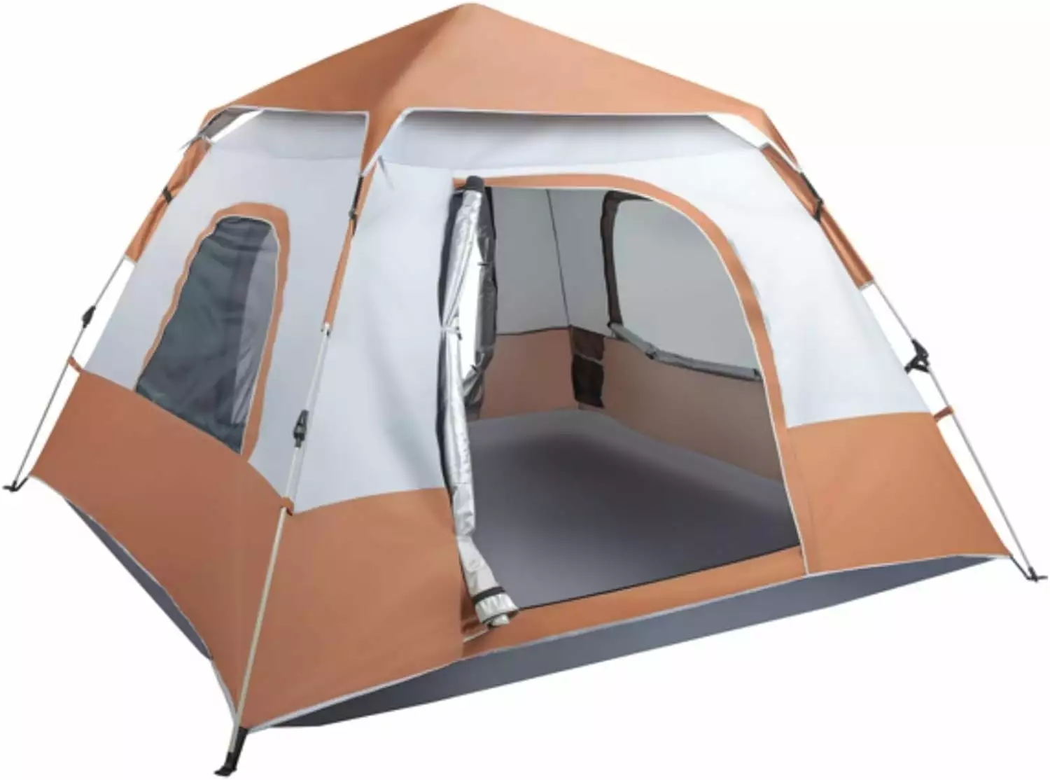 240x240x150cm Spring Quick Opening 4 Person Family Camping Tent Waterproof Hiking Travel
