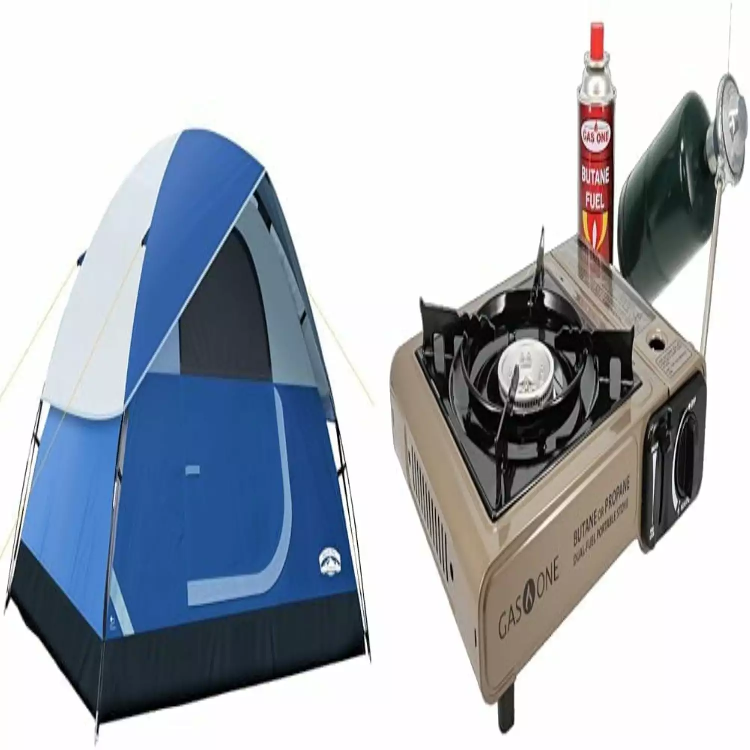 2/4/6 Person Family Dome Tent Removable Rain Fly Outdoor Camping