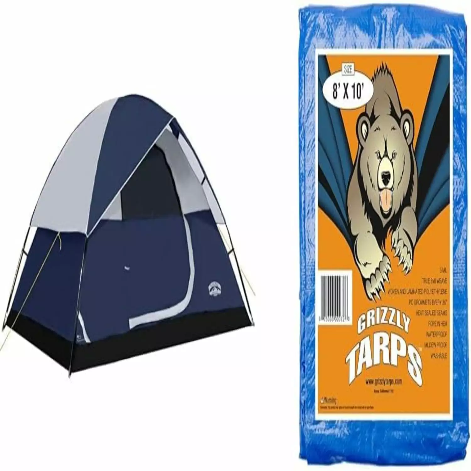2/4/6 Person Family Dome Tent Removable Rain Fly Easy Setup Camp Outdoor