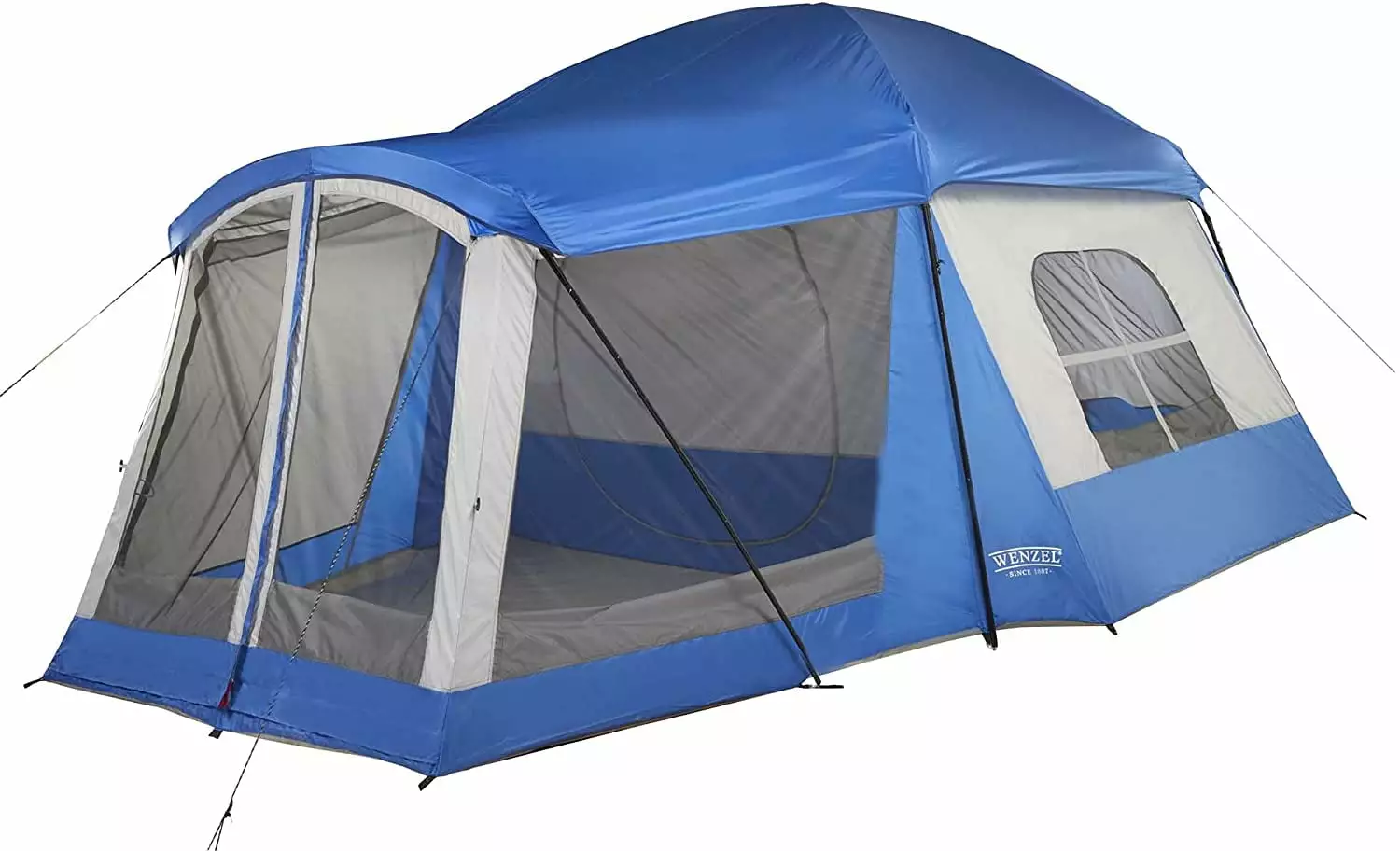 Klondike 8 Person Water Resistant Tent Convertible Screen Room - Family Camping Shelter