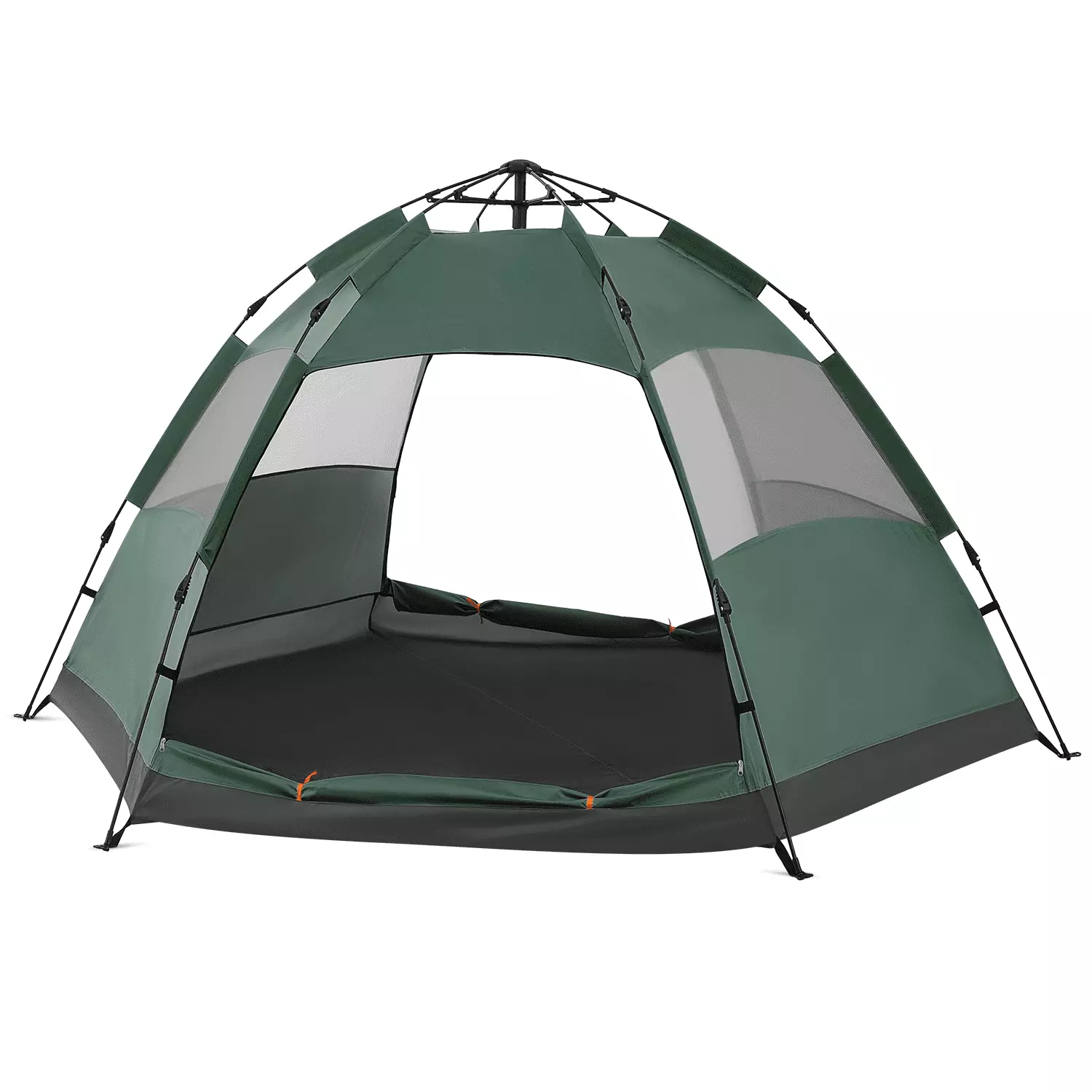 Magshion Large Camping Tent 4 Person Family Backpacking Tent Double Layer Green