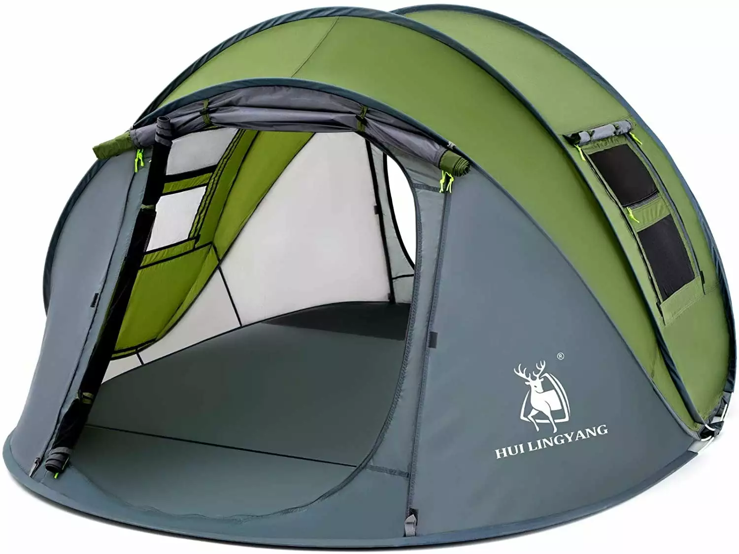 4 Person Easy Pop Up Tent Waterproof Automatic Setup Family Camping Tent