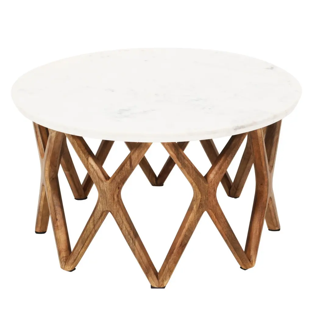 Coast to Coast Farmhouse Barrett's Creek Cocktail Table - Rustic Living Room Design Coast to Coast Accents