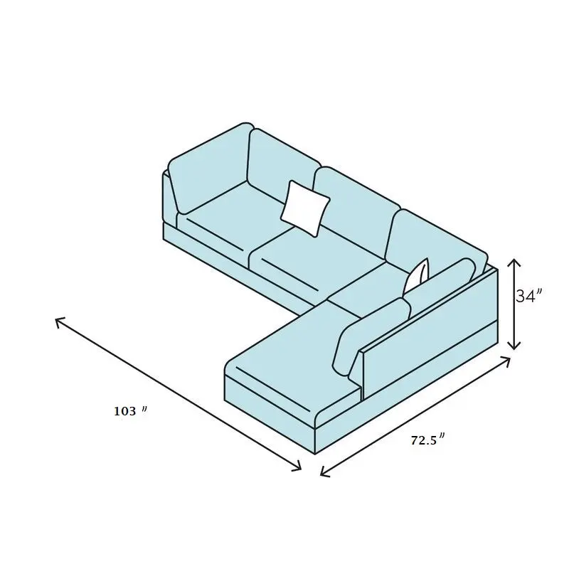 3 Piece Sectional Sofa Set Brown Faux Leather Left Facing Chaise Free Pillows mega furnishing