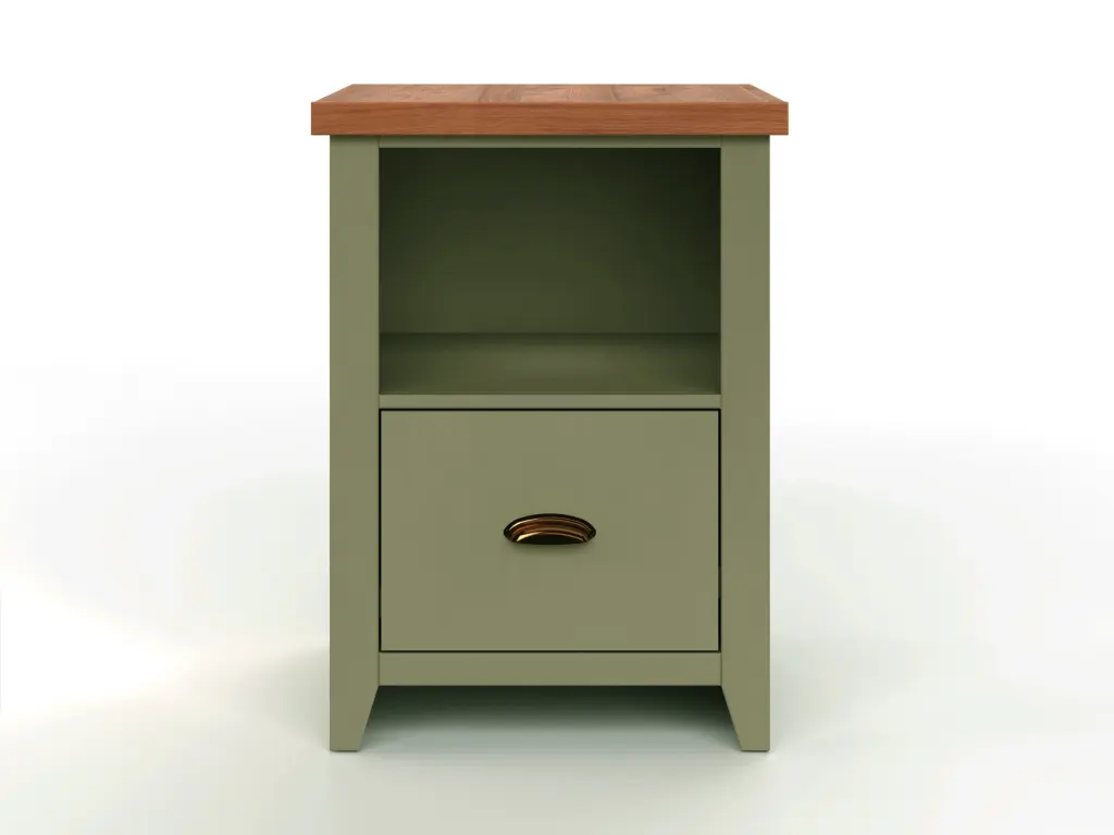 Vineyard 22 Inch 1 Drawer File Cabinet Sage Green No Assembly Required bridgevine home