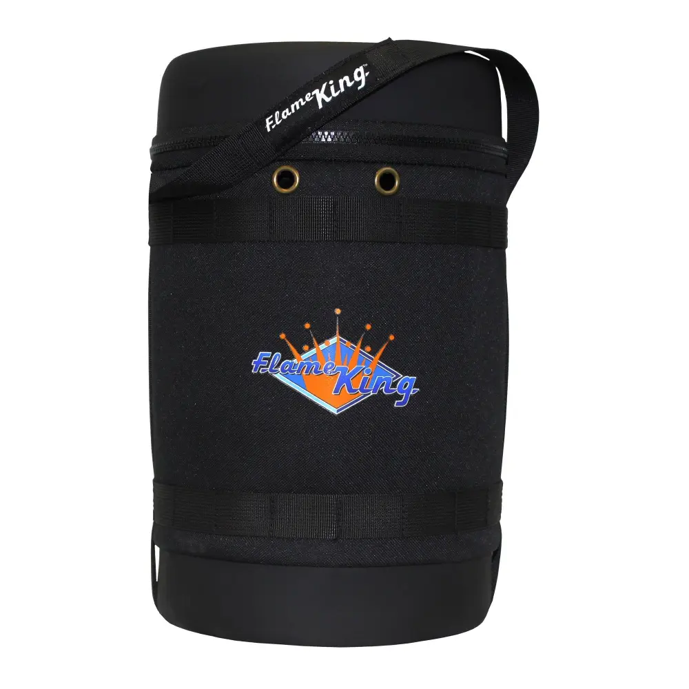 Flame King Propane Gas Hauler 5lb Propane Tank Padded Protective Carry Case