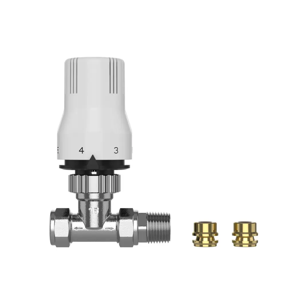 Pro Classic Straight Thermostatic Radiator Valve 8/10/15mm
