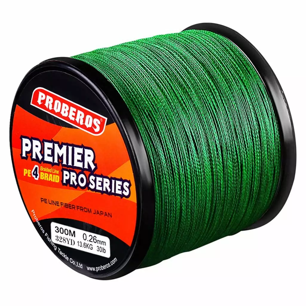 ZiSUGP Catfish Dragging Weights Super Strong Abrasion Resistant PE Braid Fishing Line 4 Strands 300M 30LB