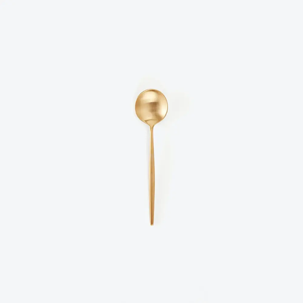 Moon Coffee Spoon Soft-touch Gold