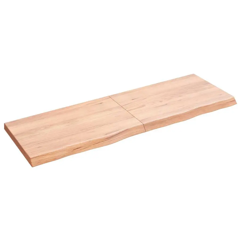 Wall Shelf Light Brown 47.2x15.7 Inch Solid Wood Oak Floating Shelf
