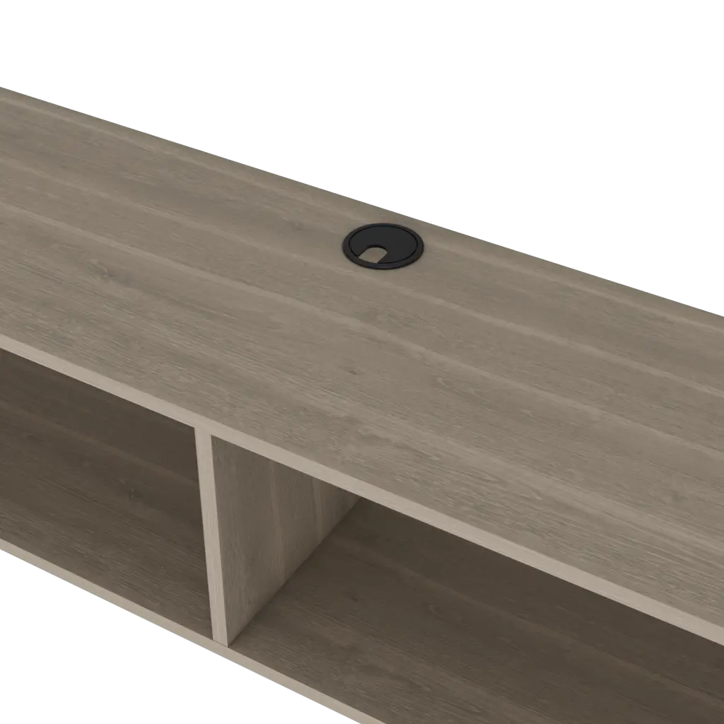 Floating TV Stand Moore White Oak Modern Living Room TV Console 60-69 Inches treevol furniture