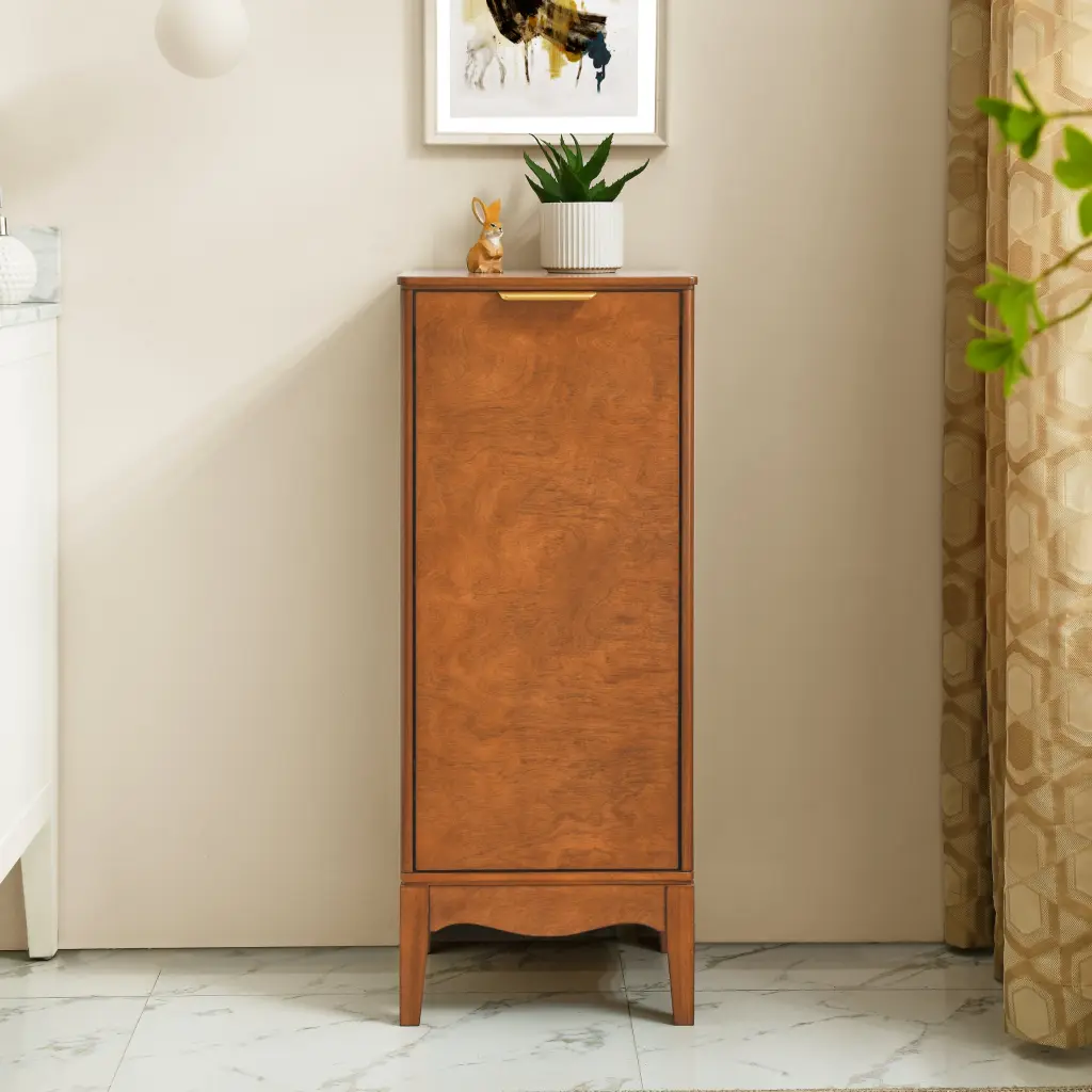 Modern Bathroom Floor Cabinet And Linen Cabinet Customizable Shelves haiyi furniture