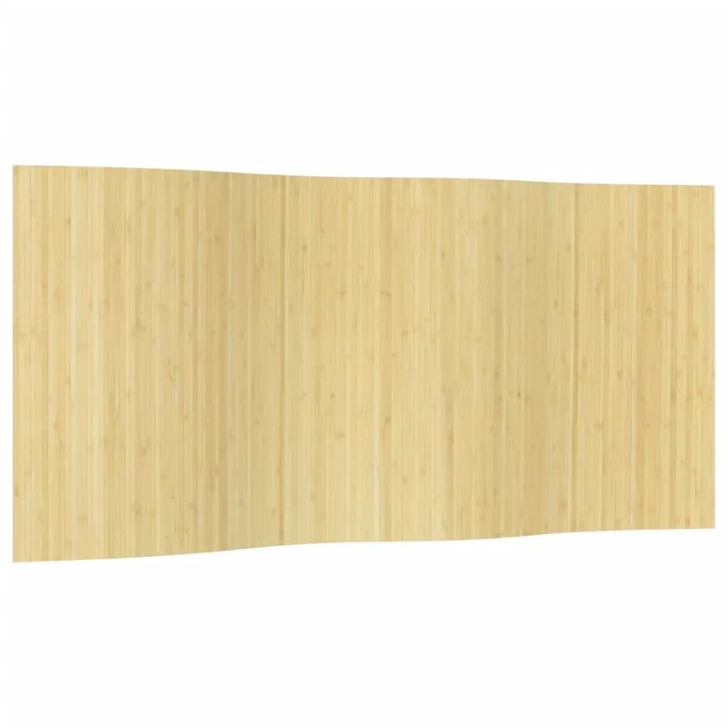 Room Divider Light Natural 65x157.5 Inches Bamboo Folding Screen