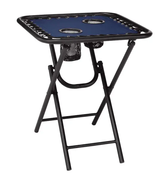 Seasonal Trends T5S18FR1BKOX60 Navy 18 Inch Bungee Folding Table