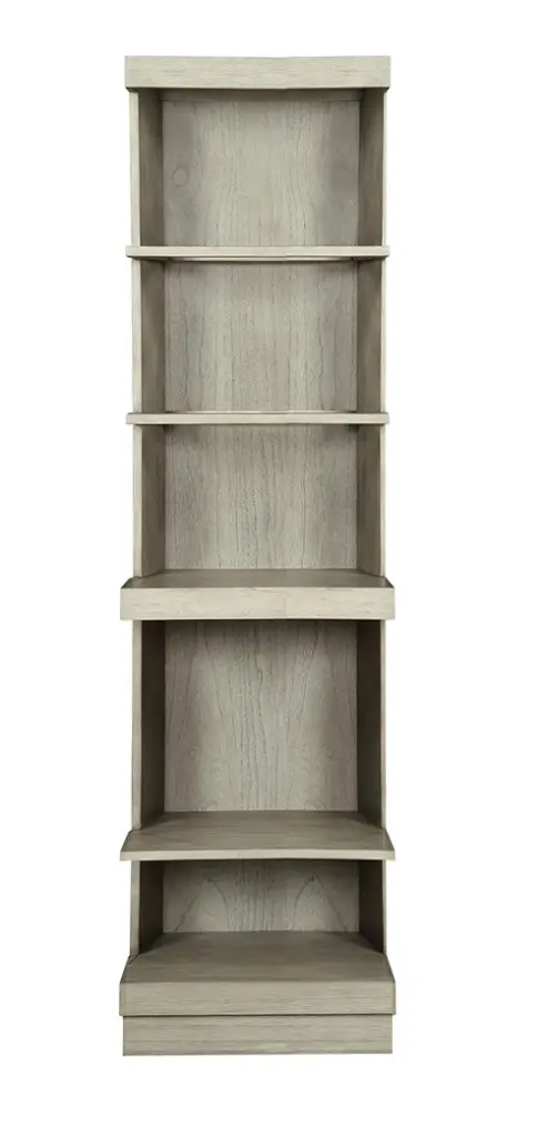 Celino Bookshelf Pier Set 2 No Assembly Required Sandstone Finish bridgevine home