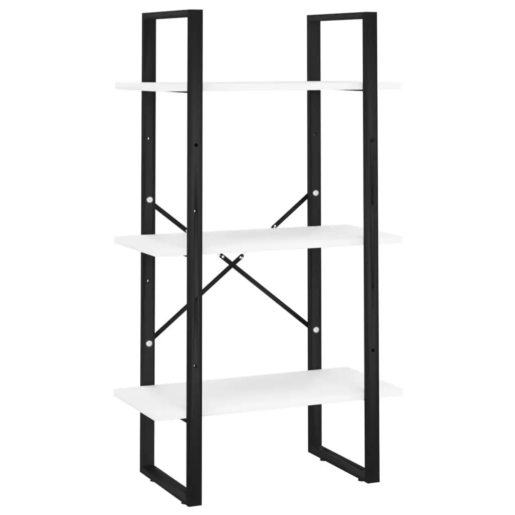 Storage Shelf White 23.6x11.8x41.3 Engineered Wood - Versatile Home Organizer