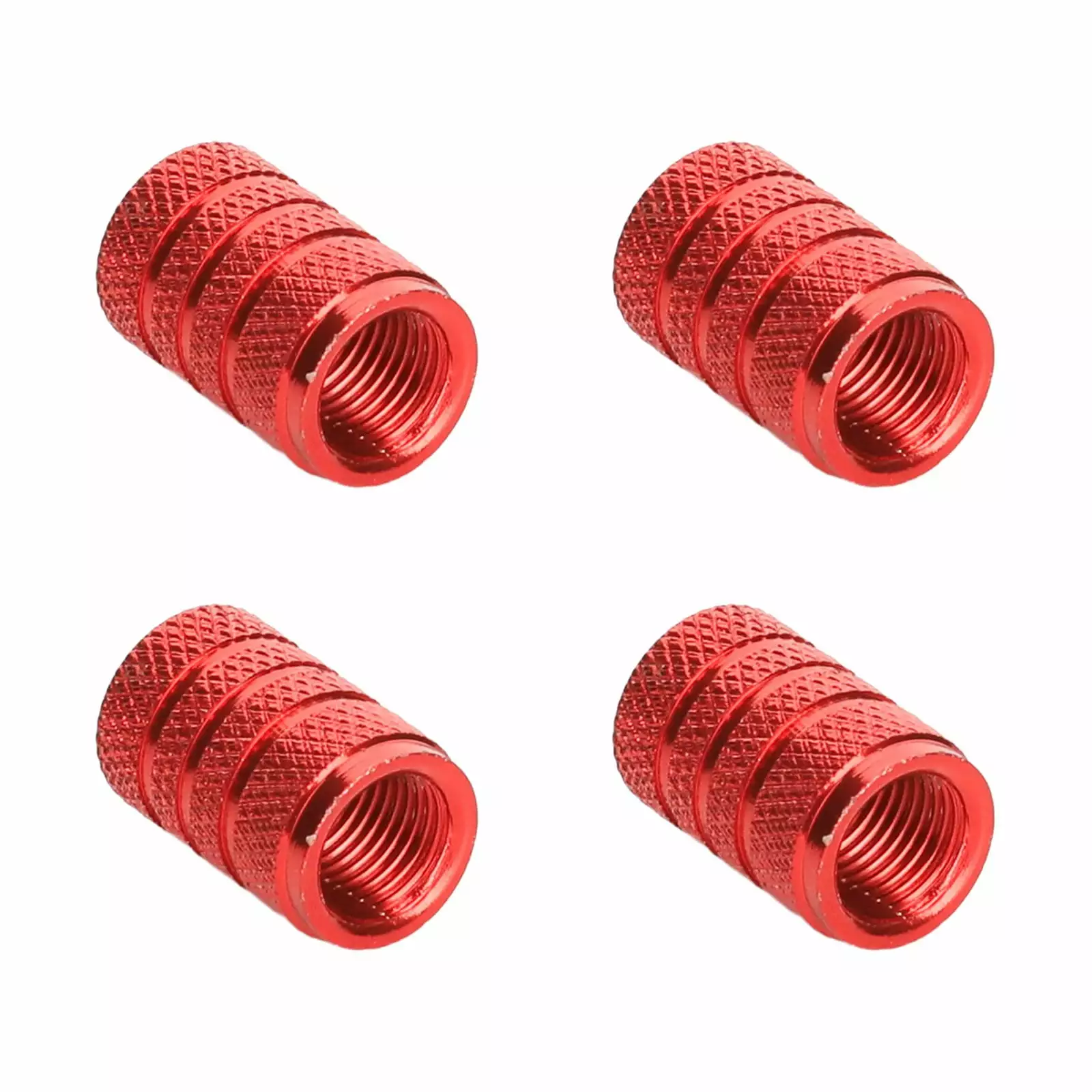 USYFAKGH Electric Mini Bike 4PCS Round Knurled Mountain Bike SV Nozzle Cap Motorcycle and Car