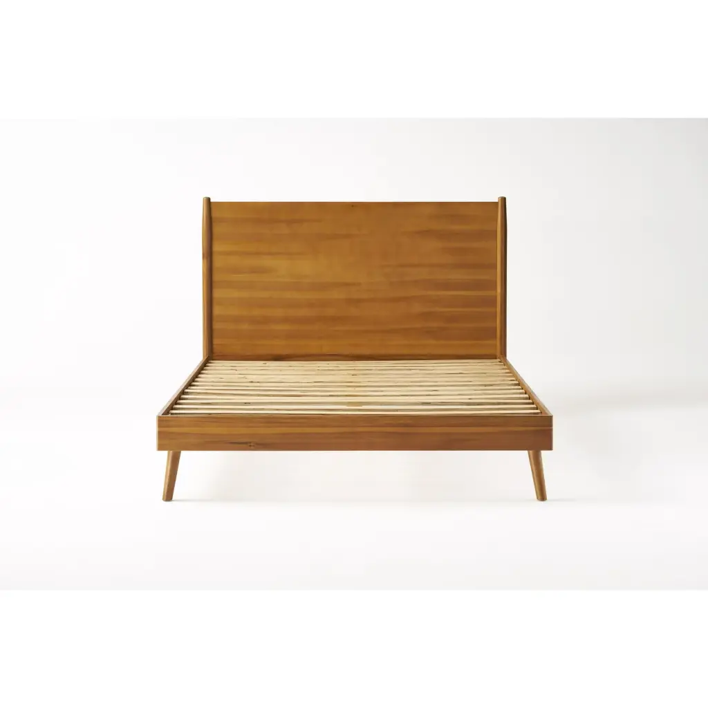 Full Bed Frame Made Natural Acacia Wood Bedroom nh-sunfay