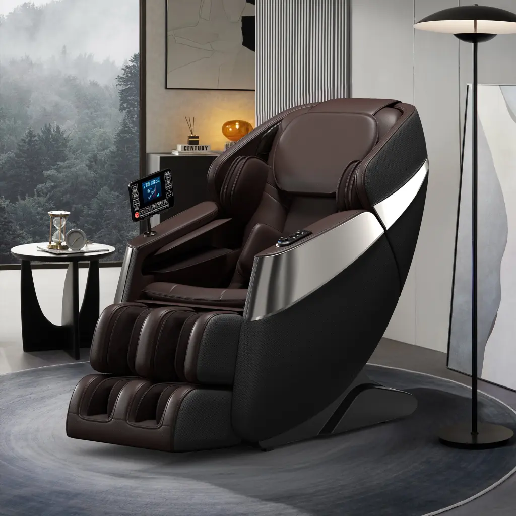 Deluxe Massage Chair Full Body 3D SL Monitor Zero Gravity Recliner homemassa