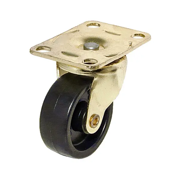 Richelieu 1-5/8 Inch Black Furniture Wheel Caster Heavy Duty Use