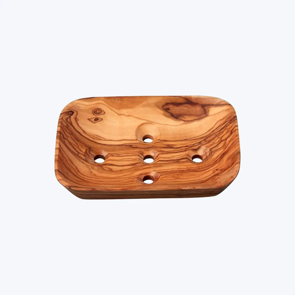 Olive Wood Sponge Holder - Fast Shipping Included