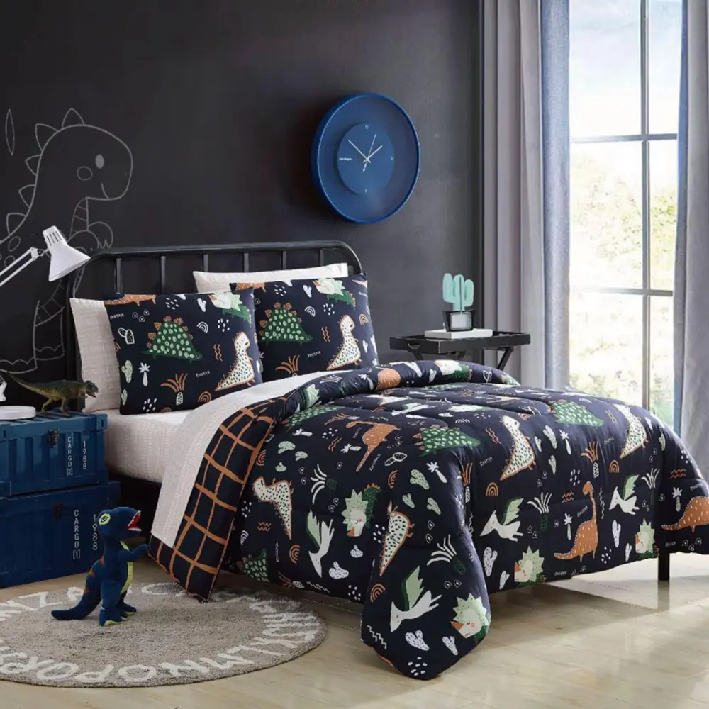 Twin Comforter Place - Dinosaur