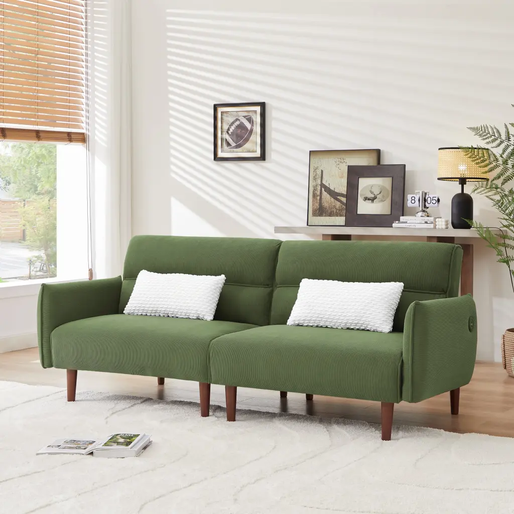 Convertible Futon Sofa Bed Customizable Modern Design meiting furniture