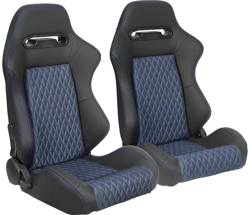 Racing Style Seat Black Blue Vinyl Gaming Chair Office Ergonomic jiabeir racingseat