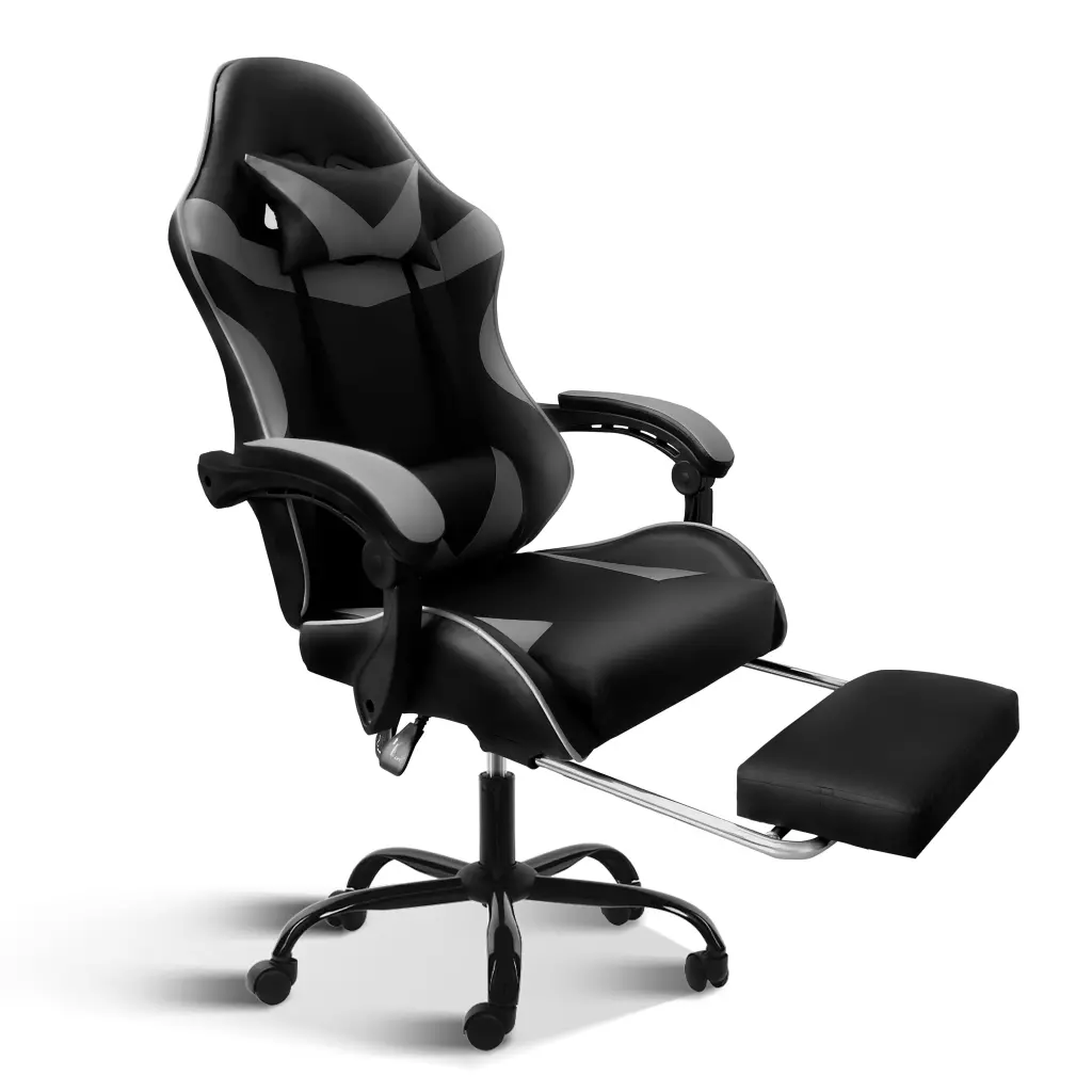 Yssoa Racing Style Gaming Office Chair Adjustable Height and Recliner w1134dhs