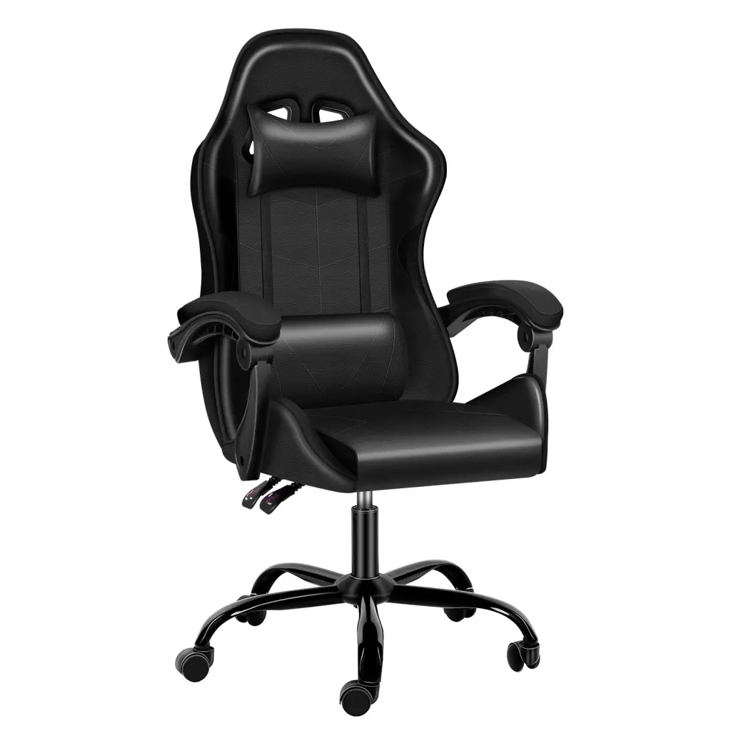 Yssoa Racing Style Gaming Office Chair Adjustable Backrest and Seat Height w1134dhs