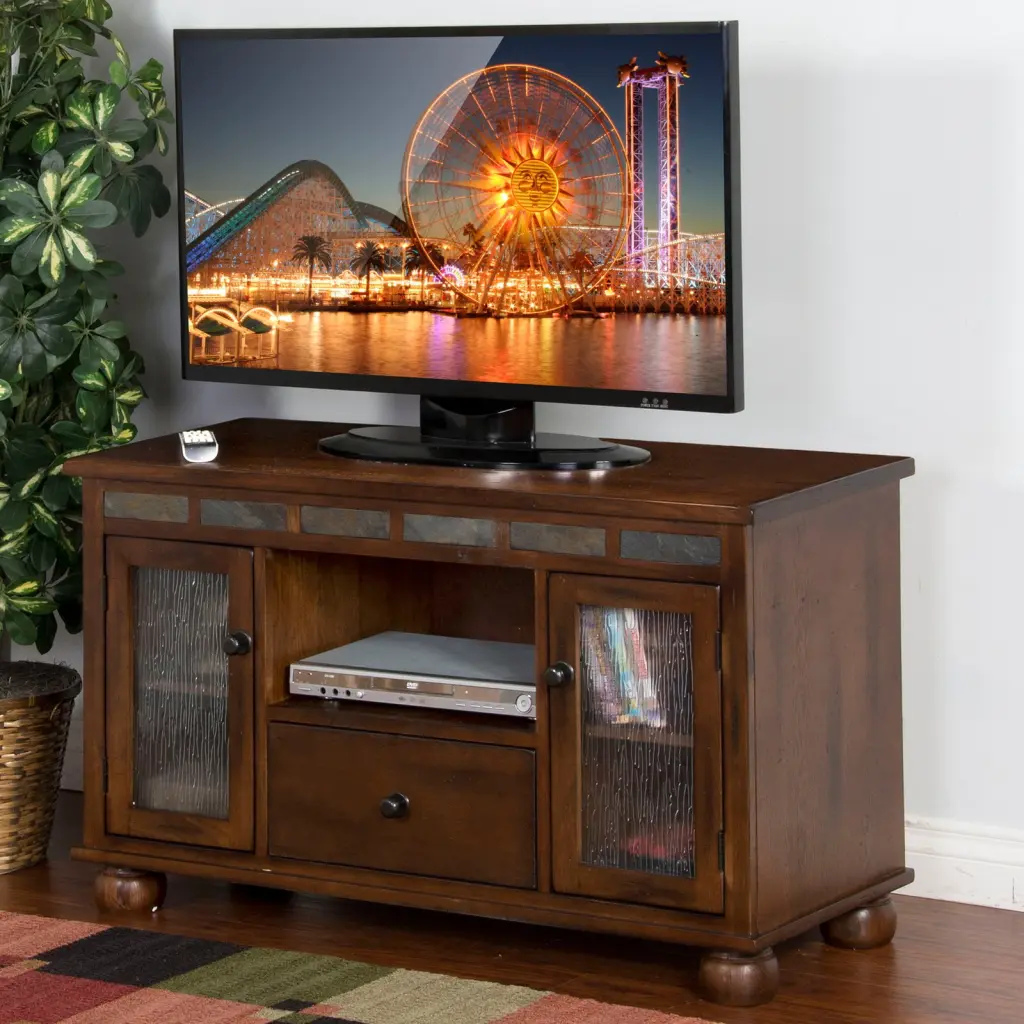 Sunny Designs Oxford 46 Inch TV Console Game Drawer