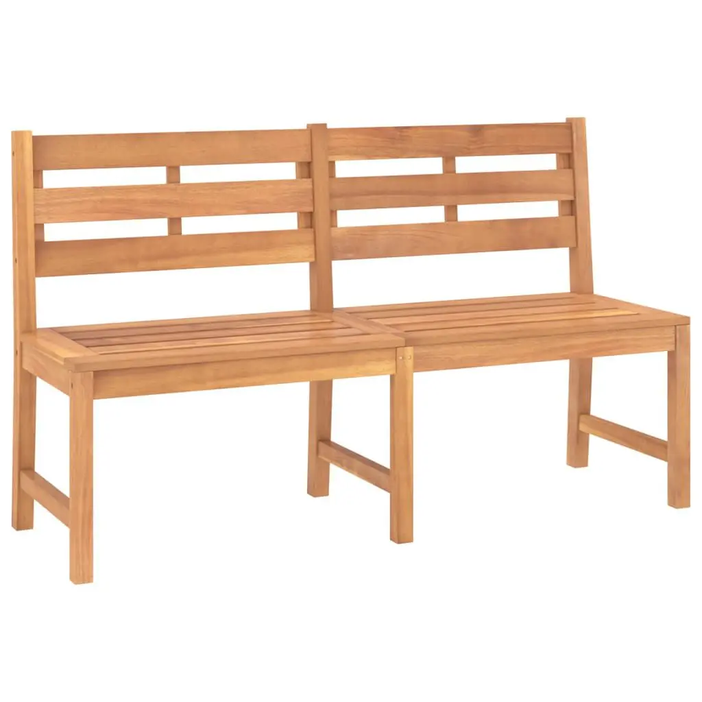 59.1 Inch Solid Teak Wood Patio Bench