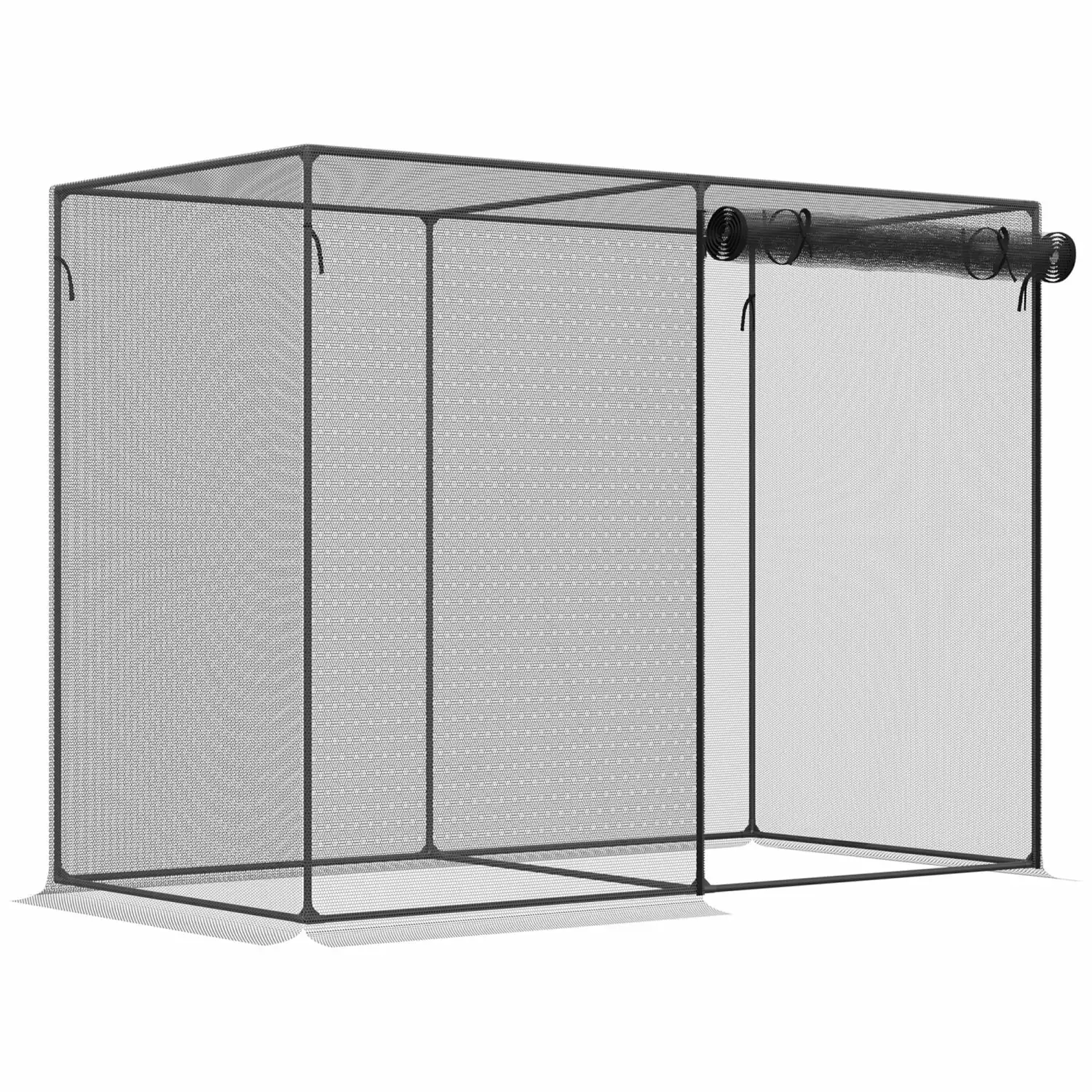 GFVCNIO 6x3 Crop Cage Plant Protection Tent Zippered Doors Garden None