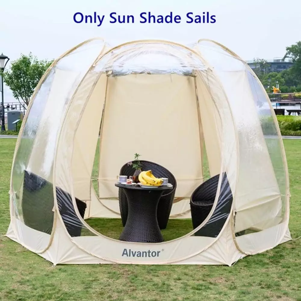 Alvantor Gazebo Accessories Privacy Curtain Sun Shade Gazebo 10
