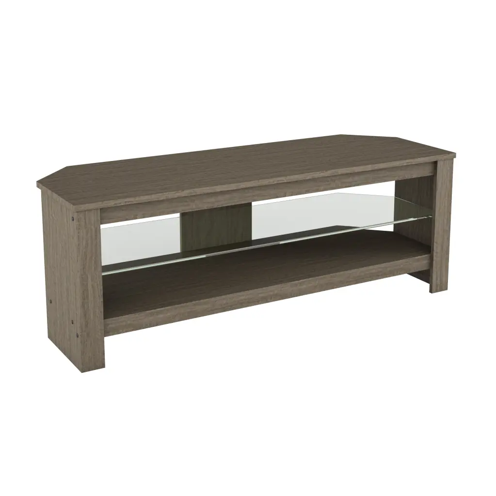 AVF Grey Oak TV Stand Glass Shelf 27-55 Inch TVs