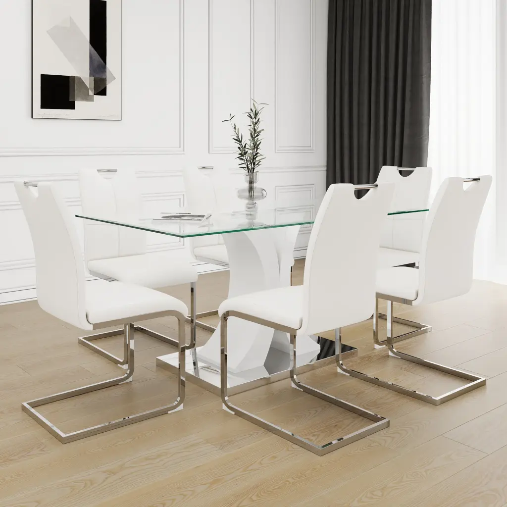 Modern Style Crystal Table Elegant Transparent Design and Long Lasting Support youngmagic