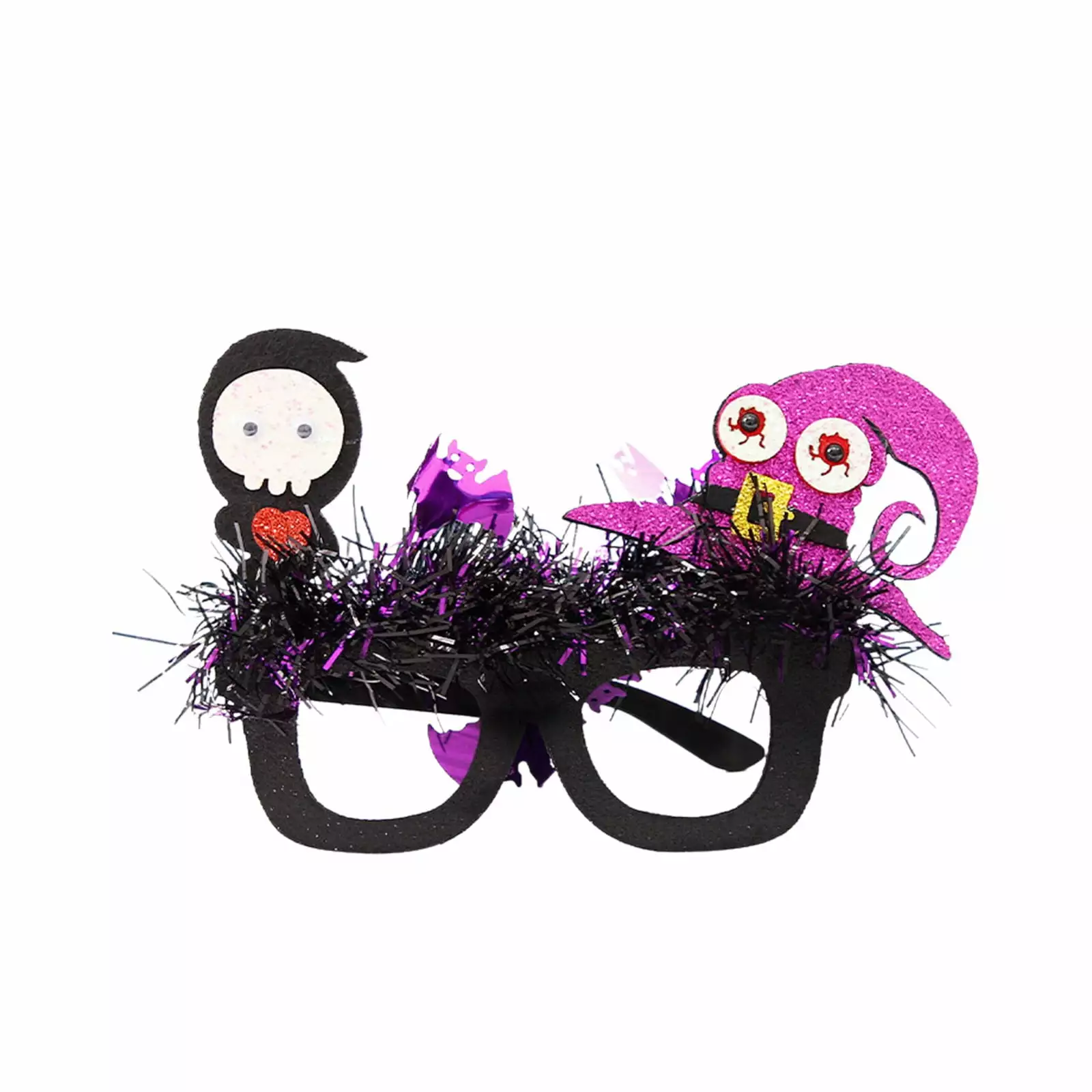 USYFAKGH Warm Rave Party Glasses Masquerade Dress Up Prop Decorated Costume Accessories
