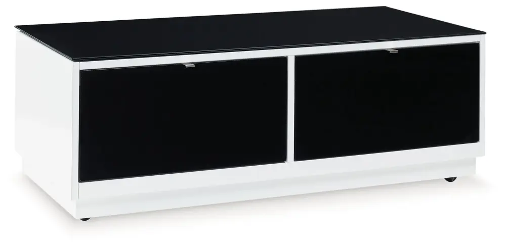 Gardoni - Rectangular Cocktail Table - Pearl / Black
